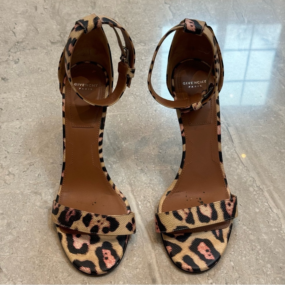 Givenchy Leopard Print Heels - Picture 2 of 4